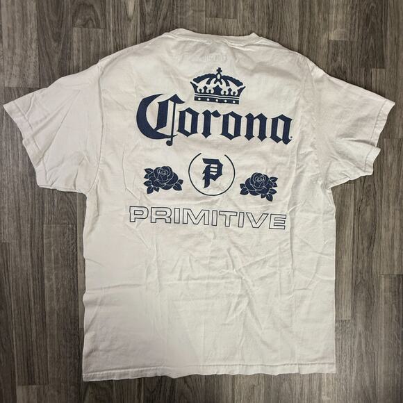 Primitive Corona Graphic Tee 100% Cotton Collab Shirt (Men’s) - Picture 1 of 4